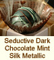 Seductive Dark Chocolate Mint Silk  Metallic Truffle photo